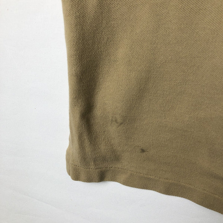 Ralph Lauren POLO by Ralph Lauren short sleeve polo shirt, men's XL size cotton Beige type Vintage Second Hand