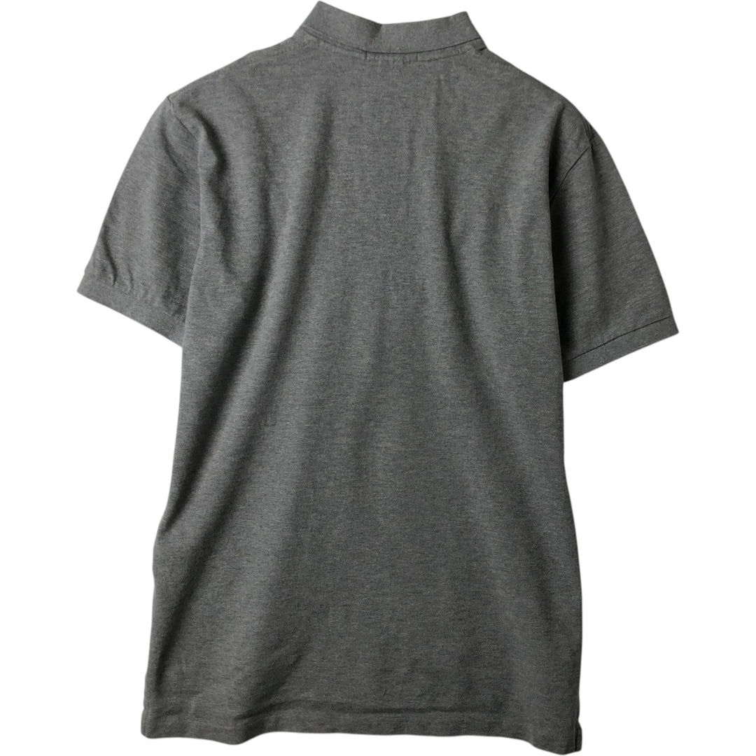 Ralph Lauren POLO by Ralph Lauren short sleeve polo shirt, men's size L cotton gray type Vintage Second Hand