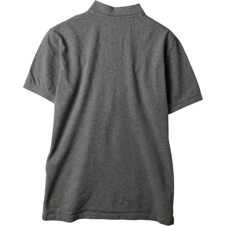Ralph Lauren POLO by Ralph Lauren short sleeve polo shirt, men's size L cotton gray type Vintage Second Hand