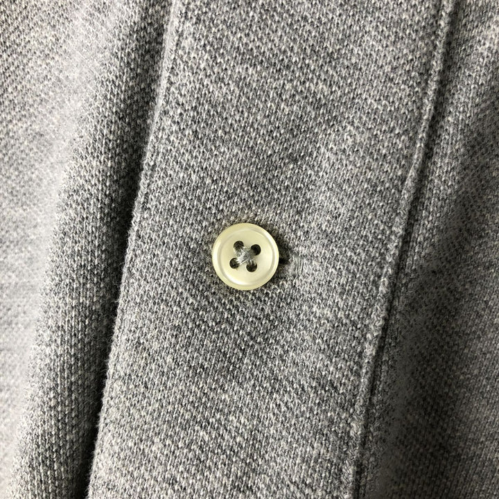 Ralph Lauren POLO by Ralph Lauren short sleeve polo shirt, men's size L cotton gray type Vintage Second Hand