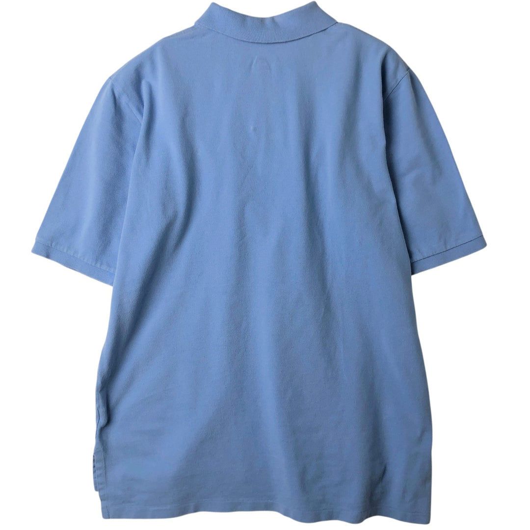 Ralph Lauren POLO GOLF Short Sleeve Polo Shirt Men's XL cotton Blue type light blue Vintage Second Hand