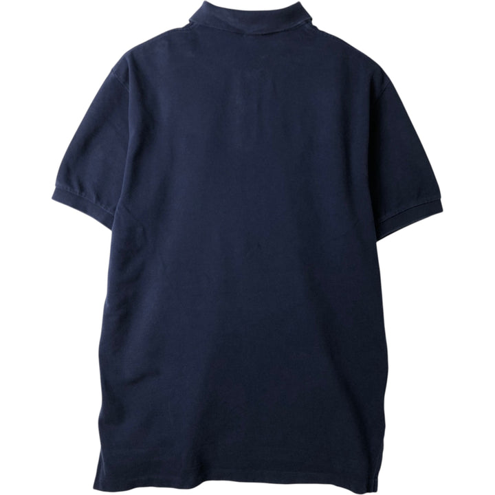 Ralph Lauren POLO by Ralph Lauren short sleeve polo shirt, men's size L cotton navy blue type Vintage Second Hand