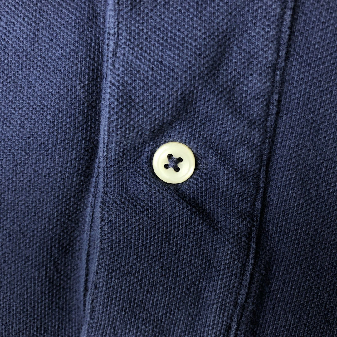 Ralph Lauren POLO by Ralph Lauren short sleeve polo shirt, men's size L cotton navy blue type Vintage Second Hand