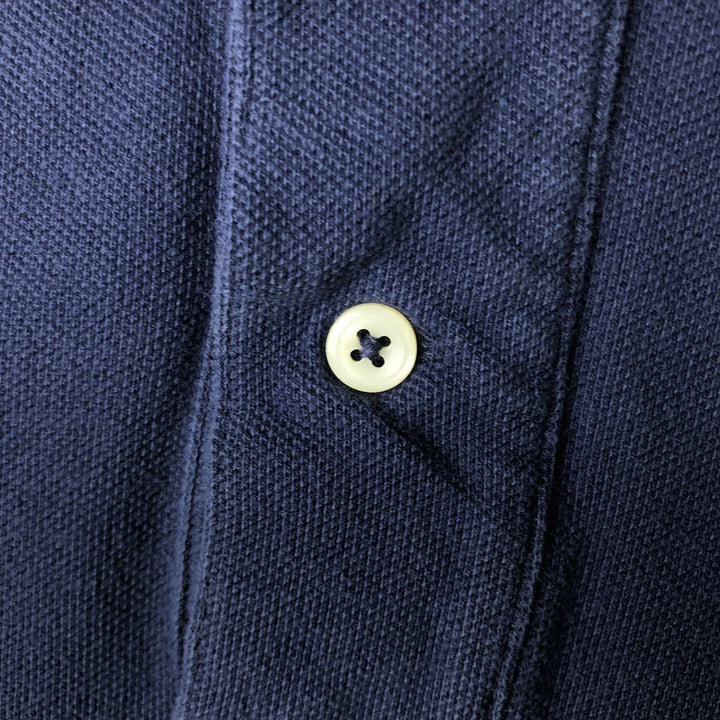 Ralph Lauren POLO by Ralph Lauren short sleeve polo shirt, men's size L cotton navy blue type Vintage Second Hand