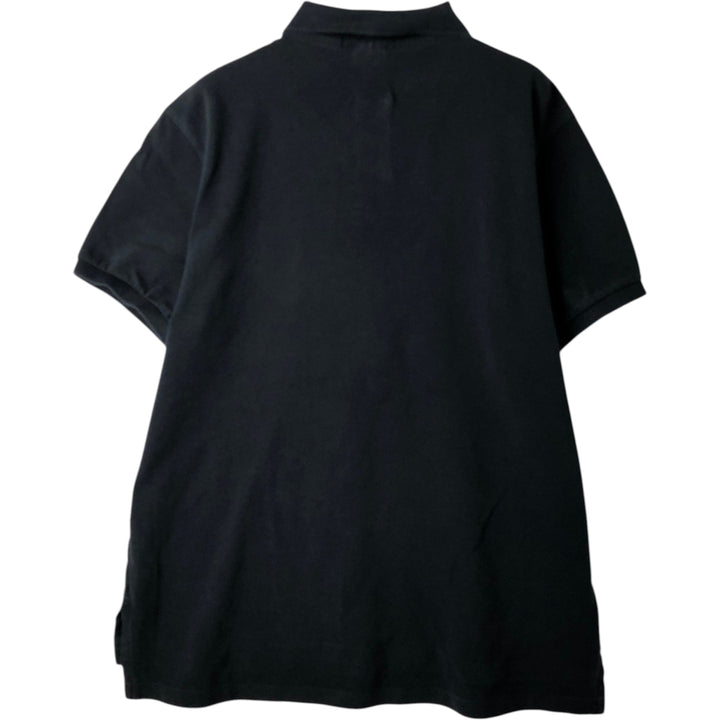 Ralph Lauren POLO by Ralph Lauren short sleeve polo shirt, men's XL size cotton black type Vintage Second Hand