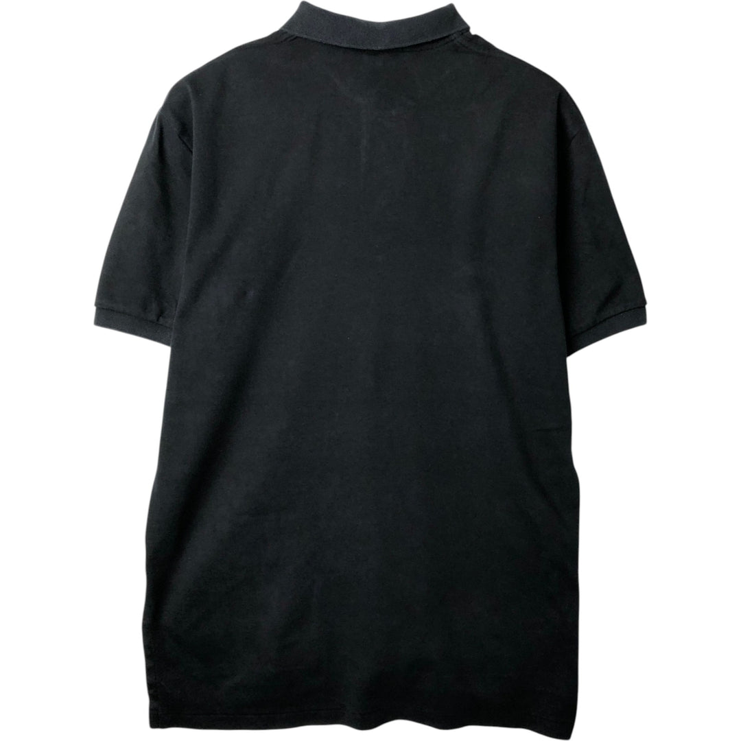 Ralph Lauren POLO by Ralph Lauren short sleeve polo shirt, men's size L cotton black type Vintage Second Hand