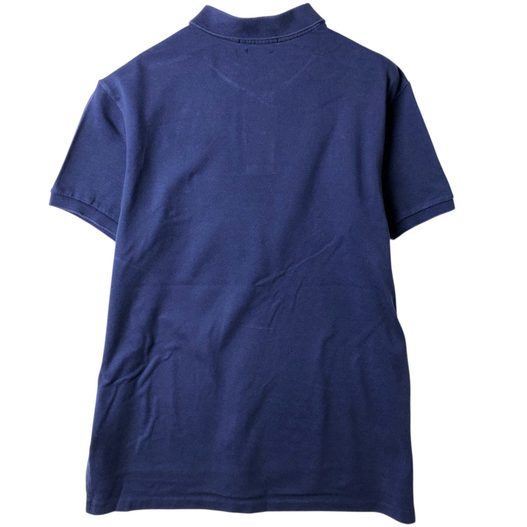 Ralph Lauren POLO by Ralph Lauren CUSTOM FIT short sleeve polo shirt, men's size L Pima Cotton blue type Vintage Second Hand