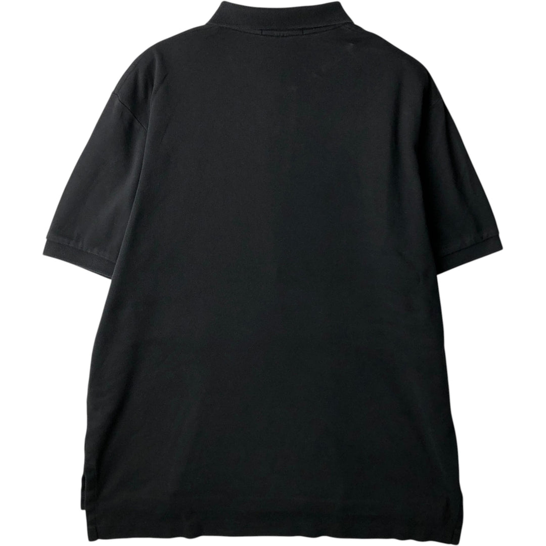 Ralph Lauren POLO by Ralph Lauren short sleeve polo shirt, men's size L cotton black type Vintage Second Hand