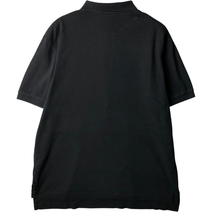 Ralph Lauren POLO by Ralph Lauren short sleeve polo shirt, men's size L cotton black type Vintage Second Hand