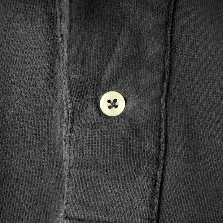 Ralph Lauren POLO by Ralph Lauren short sleeve polo shirt, men's size L cotton black type Vintage Second Hand