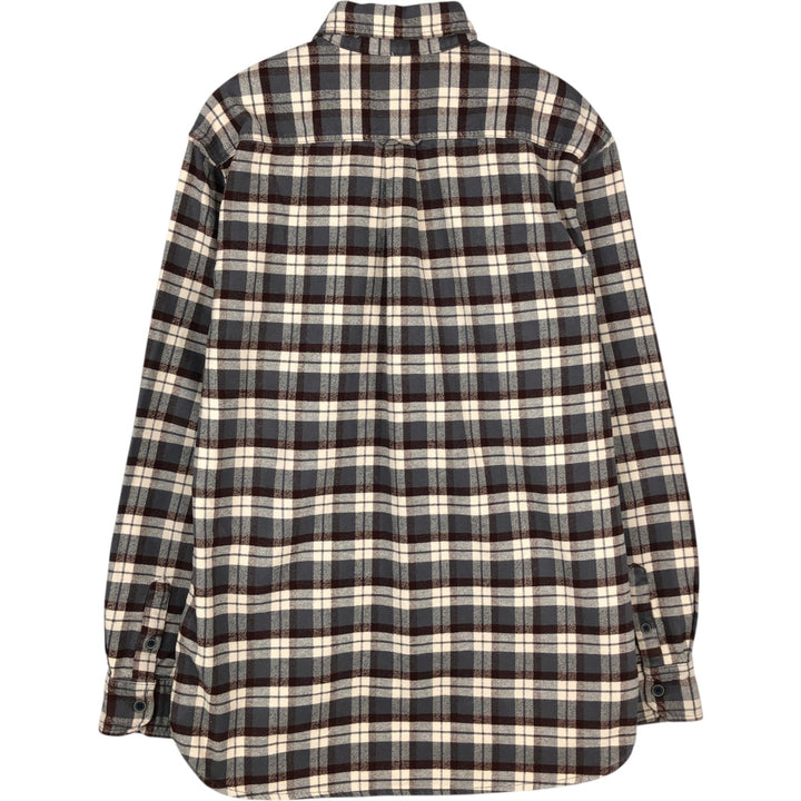 JACHS Flannel Check Shirt, Men's Size XL cotton gray type Vintage Second Hand