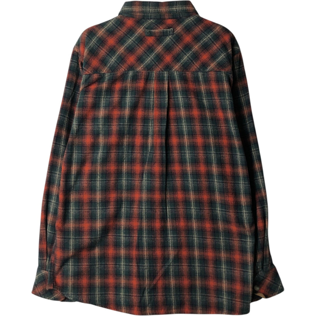 Legendary Whitetails Flannel Check Shirt, Men's Size L (approx.) cotton red type Vintage Second Hand