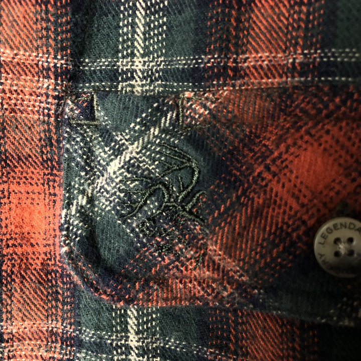 Legendary Whitetails Flannel Check Shirt, Men's Size L (approx.) cotton red type Vintage Second Hand