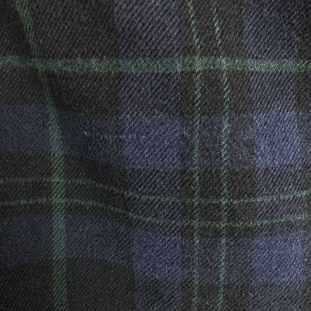 The North Face Men's Long Sleeve Flannel Check Shirt, Size L cotton navy blue type Vintage Second Hand