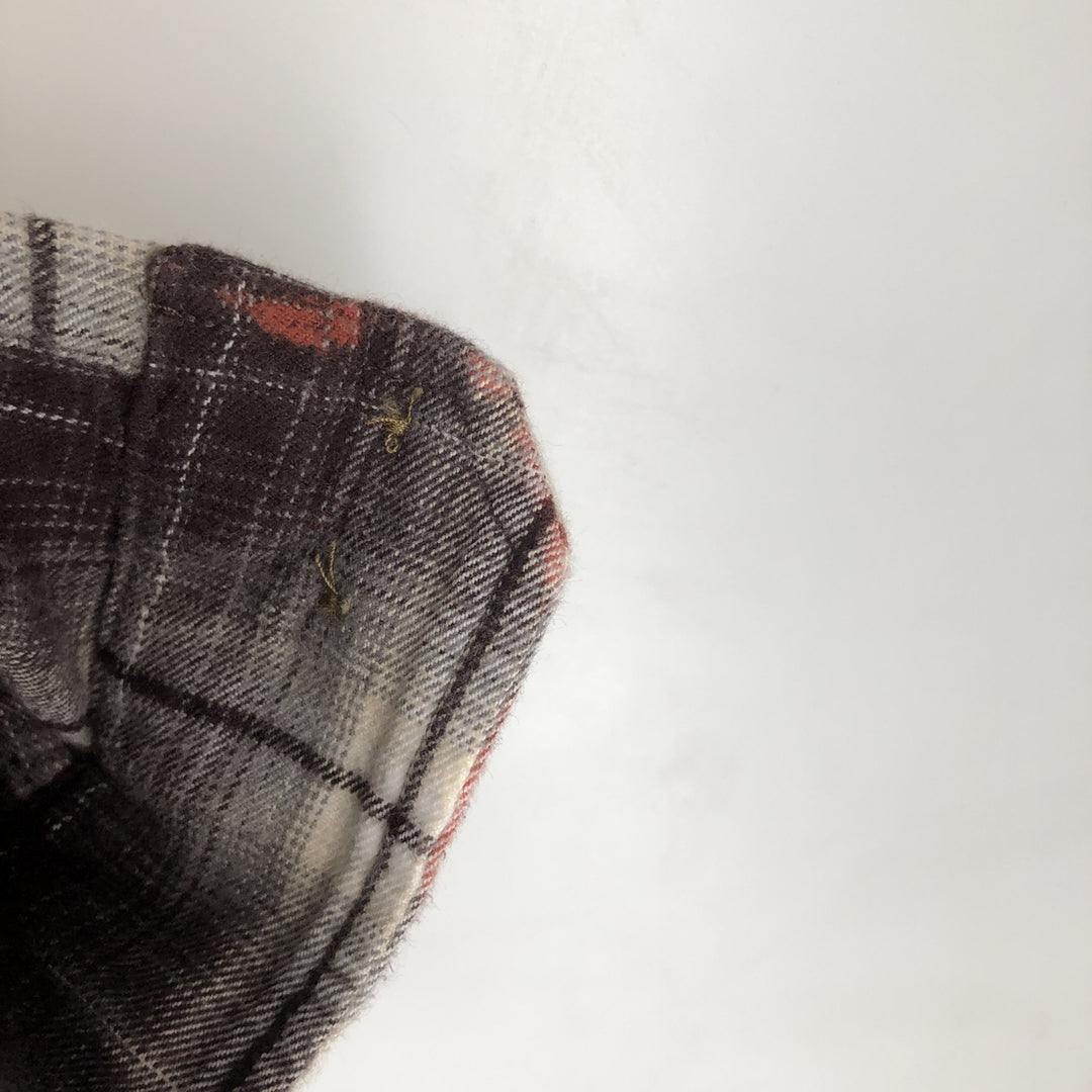 Carhartt Relaxed Fit Ombre Check Long Sleeve Button-Down Flannel Check Shirt, Men's Size L (approx.) cotton brown type Vintage Second Hand