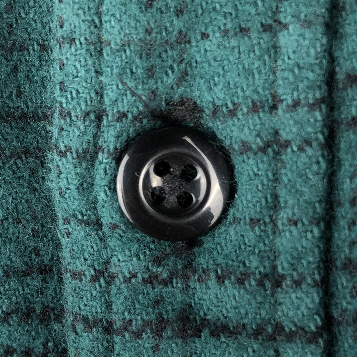 Dickies Ombre Check Long Sleeve Flannel Check Shirt, Men's Size XL cotton green type Vintage Second Hand