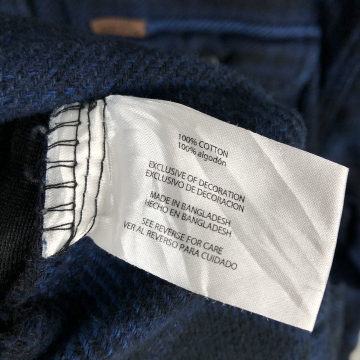 ORVIS Long Sleeve Flannel Check Shirt, Men's XL Size cotton black type Vintage Second Hand
