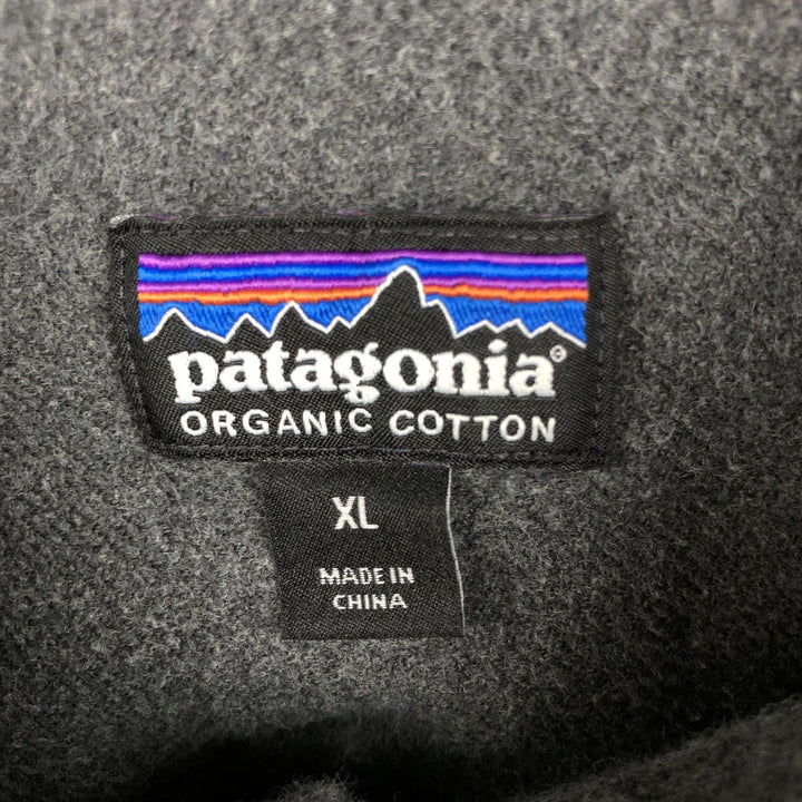 Patagonia Organic Cotton 53947FA17 Advertising Long-Sleeve Flannel Shirt, Boxy Fit, Men's XL Equivalent Organic cotton gray type Vintage Second Hand