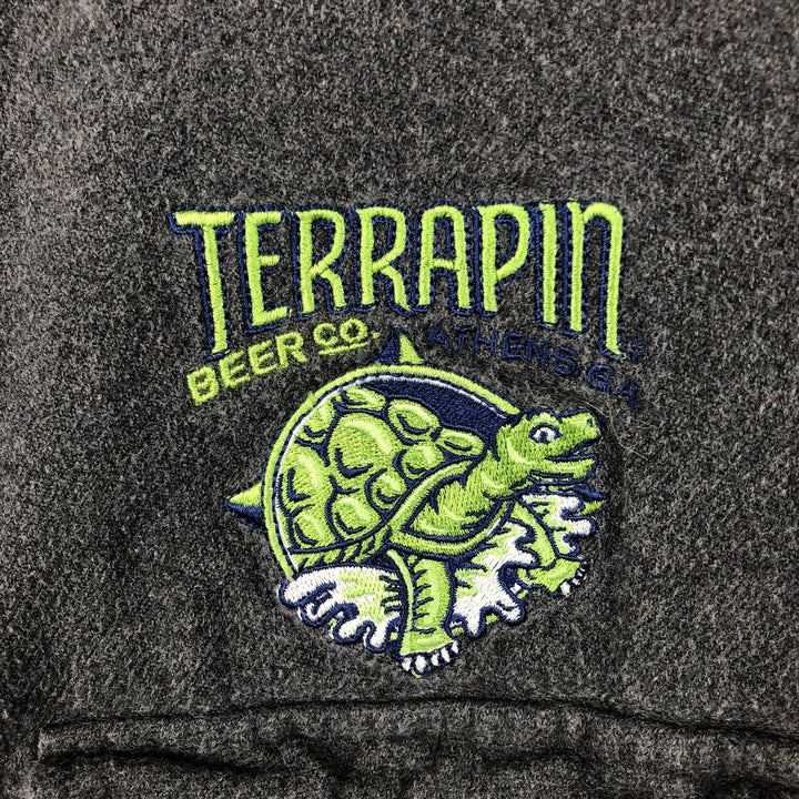 Patagonia Organic Cotton 53947FA17 Advertising Long-Sleeve Flannel Shirt, Boxy Fit, Men's XL Equivalent Organic cotton gray type Vintage Second Hand