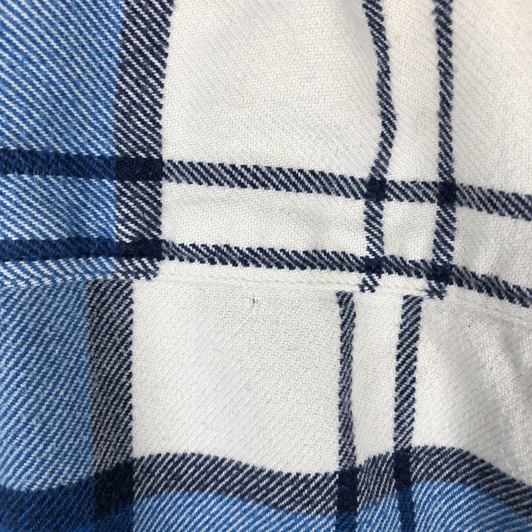 Patagonia Organic Cotton 53947FA16 Long-Sleeve Flannel Check Shirt, Boxy Shirt, Men's Size M Organic cotton blue type Vintage Second Hand