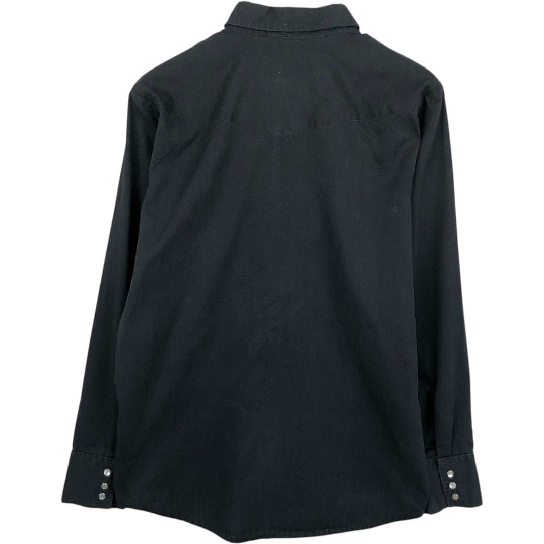 KODIAK Long-Sleeve Western Shirt, Men's Size L (approx.) unclear black type Vintage Second Hand