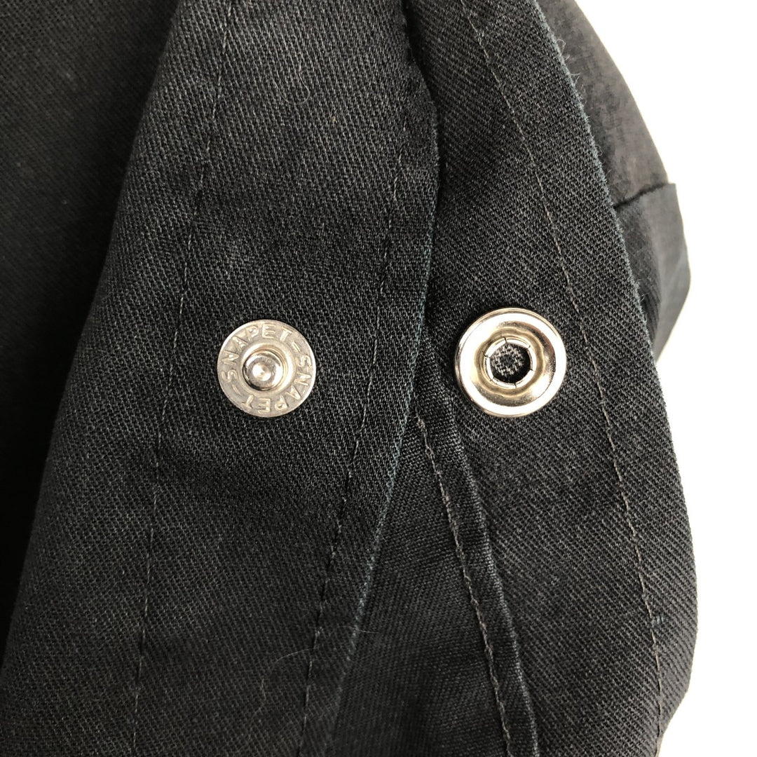 KODIAK Long-Sleeve Western Shirt, Men's Size L (approx.) unclear black type Vintage Second Hand
