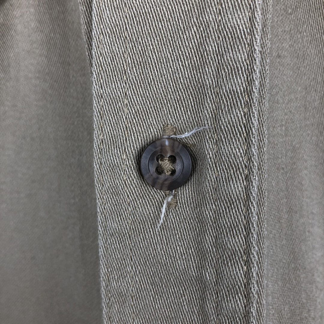 Carhartt FR Series Long Sleeve Button-Down Work Shirt, Men's Size Medium cotton Beige type Vintage Second Hand