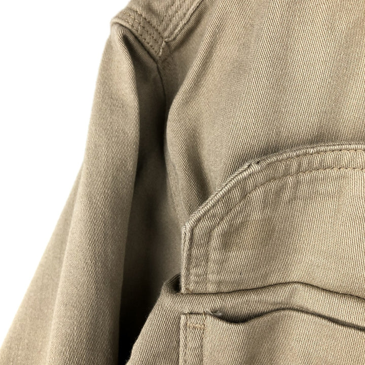 Carhartt FR Series Long Sleeve Button-Down Work Shirt, Men's Size Medium cotton Beige type Vintage Second Hand