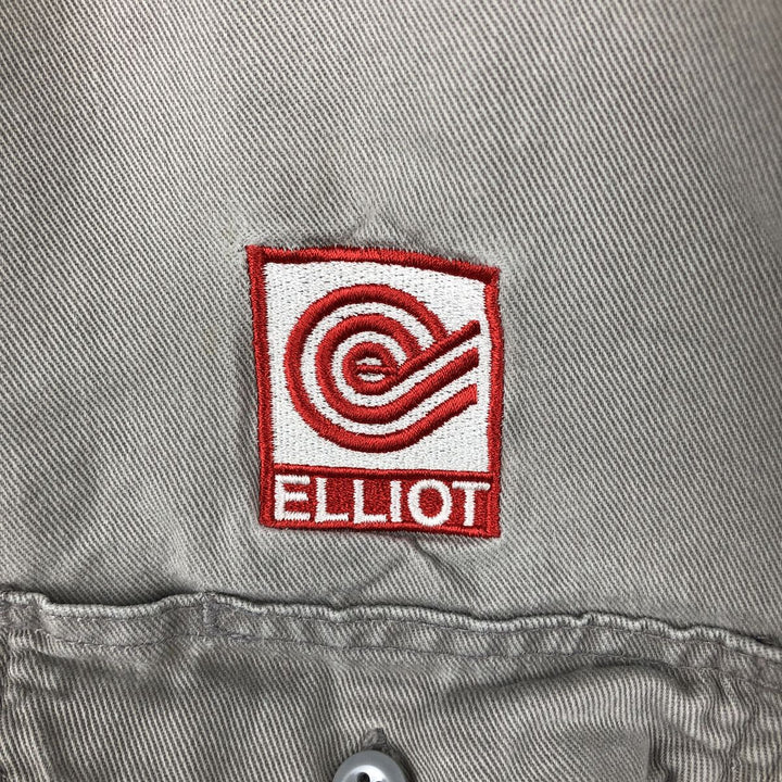 Carhartt FR Series Long-Sleeve Button-Down Work Shirt, Men's Size XXL (approx.) unclear gray type Vintage Second Hand