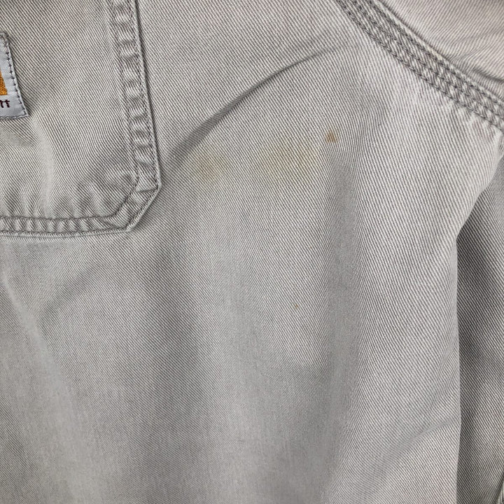 Carhartt FR Series Long-Sleeve Button-Down Work Shirt, Men's Size XXL (approx.) unclear gray type Vintage Second Hand