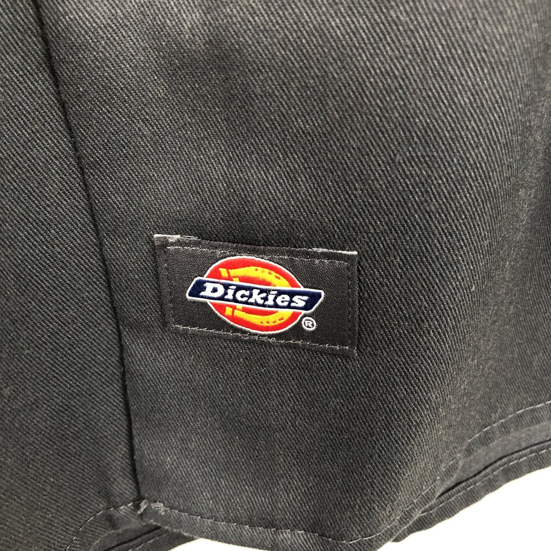 Dickies Long Sleeve Work Shirt, Men's XL Size polyester gray type Vintage Second Hand