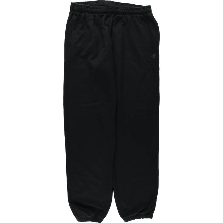 Champion Authentic Sweatpants, Women's Size XXL (approx.) cotton black type Vintage Second Hand