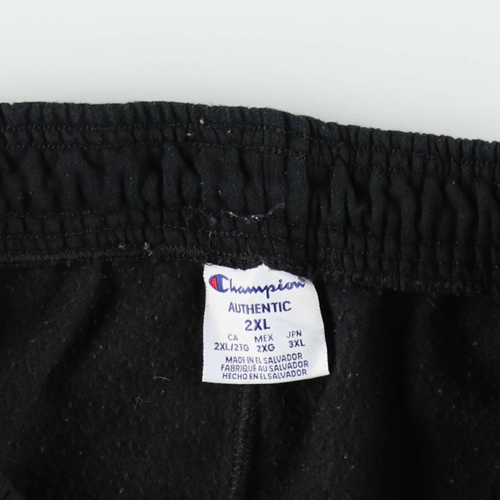 Champion Authentic Sweatpants, Women's Size XXL (approx.) cotton black type Vintage Second Hand