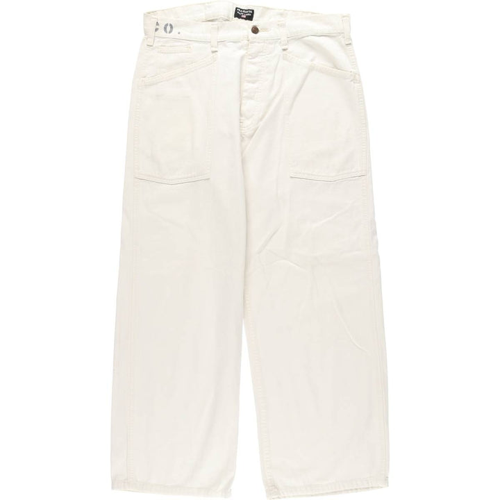 2000'S Ralph Lauren POLO JEANS COMPANY military pants, men's size W35 (approx.) cotton pale white type Vintage Second Hand