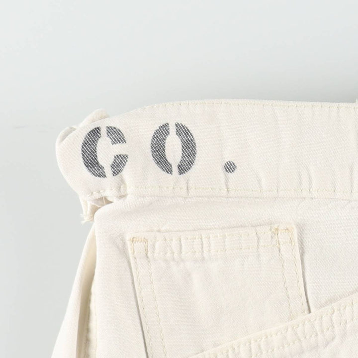 2000'S Ralph Lauren POLO JEANS COMPANY military pants, men's size W35 (approx.) cotton pale white type Vintage Second Hand