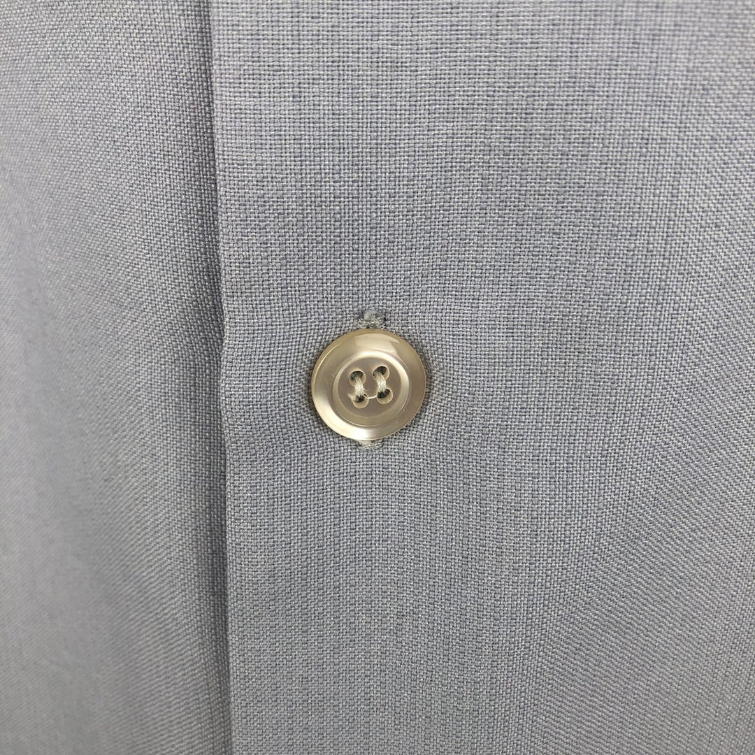 Pierre Cardin Short-Sleeve Open-Collar Mexican Shirt / Cuban Shirt / Box Shirt - Men's Size XL unclear gray type Vintage Second Hand