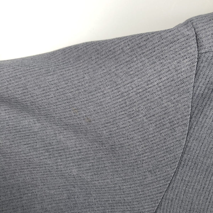 Pierre Cardin Short-Sleeve Open-Collar Mexican Shirt / Cuban Shirt / Box Shirt - Men's Size XL unclear gray type Vintage Second Hand