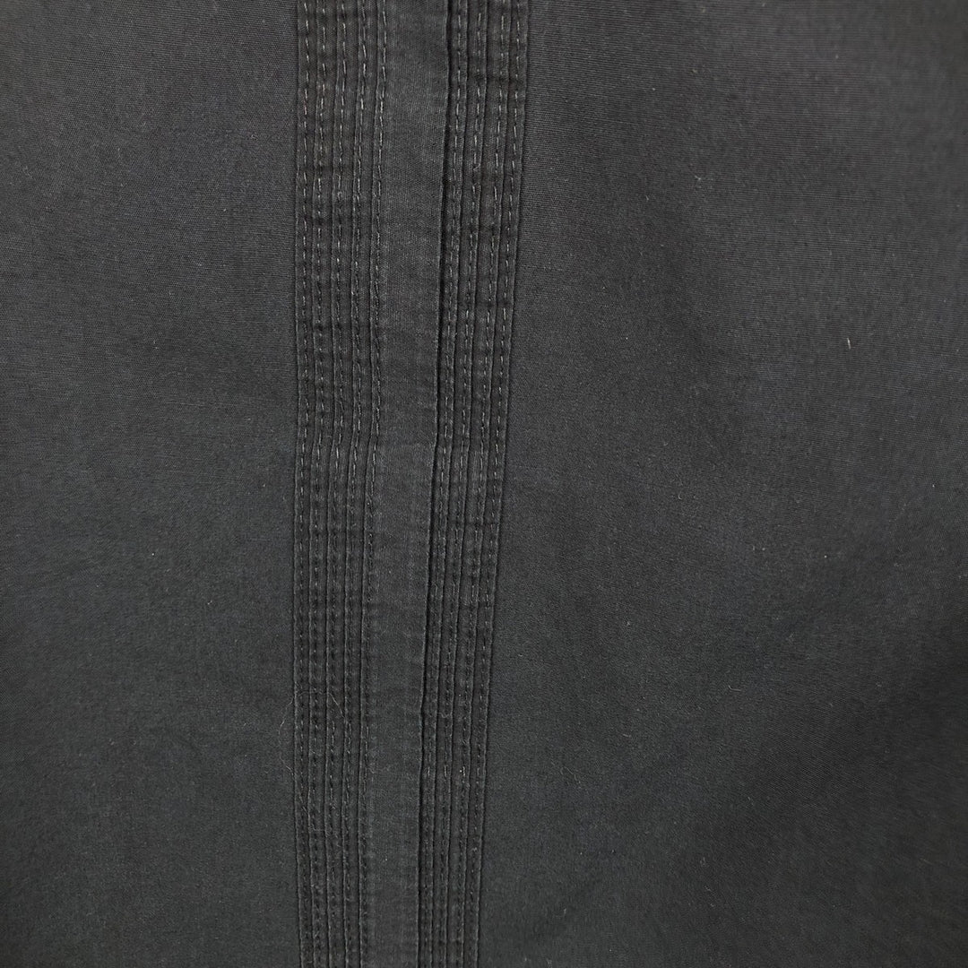 MONTE CARLO Short Sleeve Open Collar Mexican Shirt Cuban Shirt Box Shirt Men's XL cotton black type Vintage Second Hand