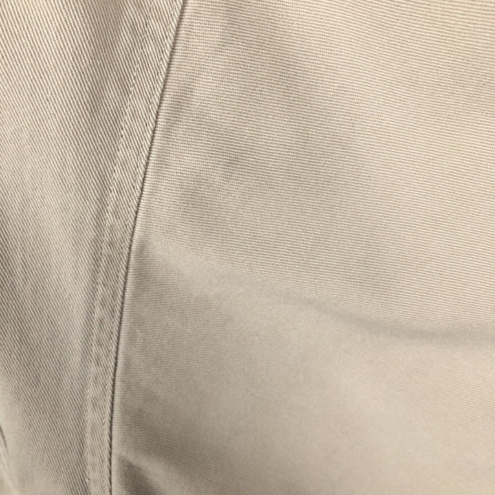 80s-90'S Eddie Bauer Black Tag Button-Down Short-Sleeve Cotton Shirt, Men's Size L (Equivalent), Vintage unclear Beige type Vintage Second Hand
