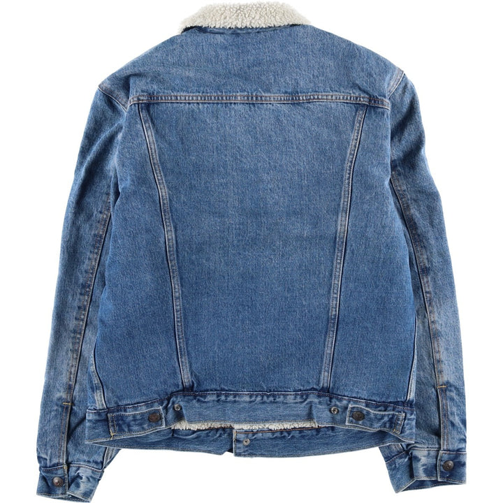 Levi's padded denim jacket, size M, men's cotton blue type Vintage Second Hand