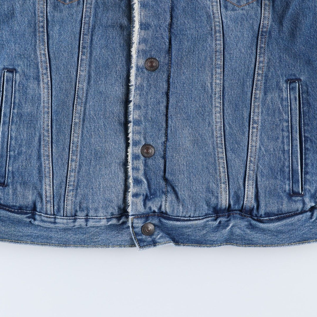 Levi's padded denim jacket, size M, men's cotton blue type Vintage Second Hand