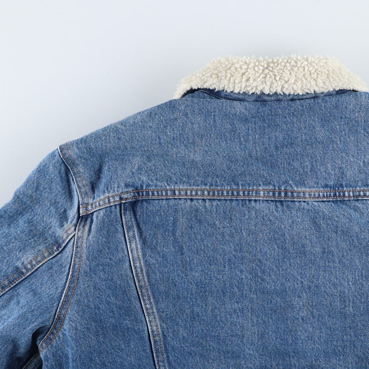 Levi's padded denim jacket, size M, men's cotton blue type Vintage Second Hand