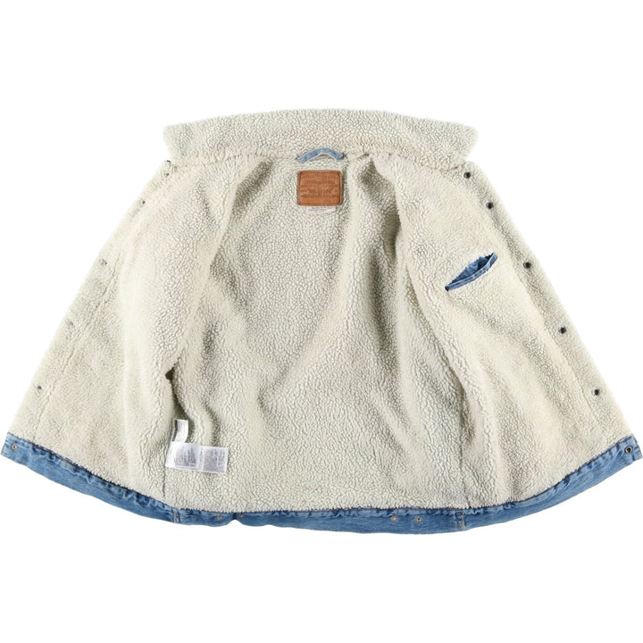 Levi's padded denim jacket, size L, men's cotton blue type Vintage Second Hand