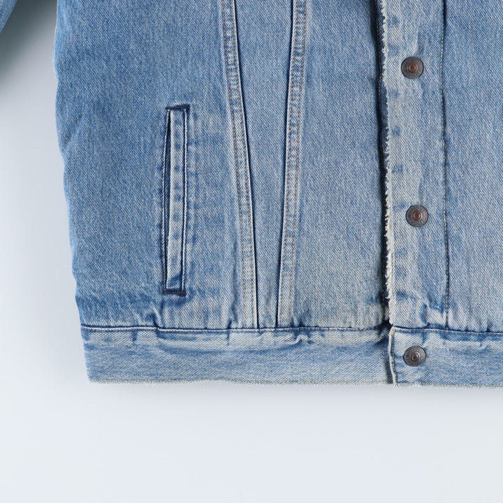 Levi's padded denim jacket, size L, men's cotton blue type Vintage Second Hand
