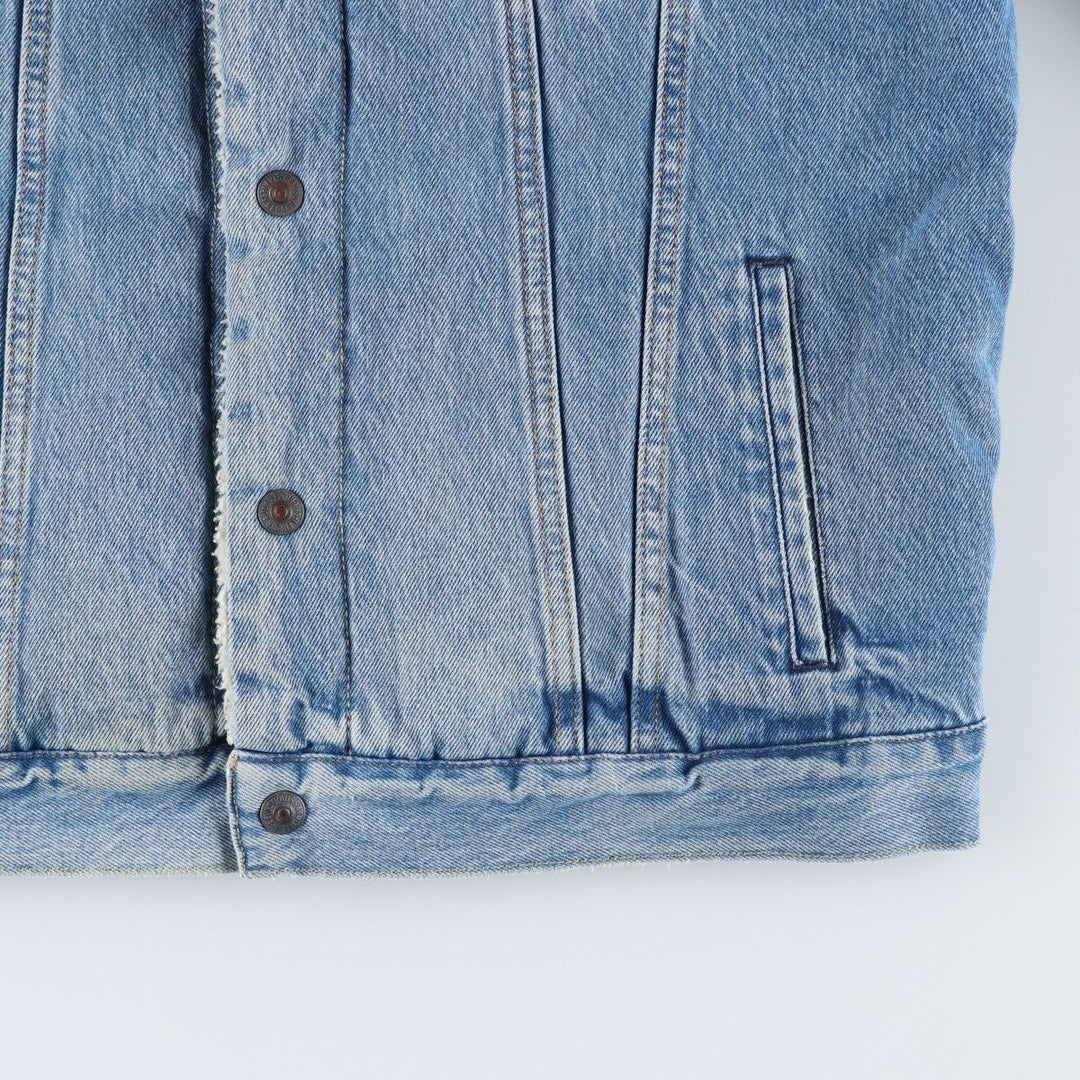 Levi's padded denim jacket, size L, men's cotton blue type Vintage Second Hand