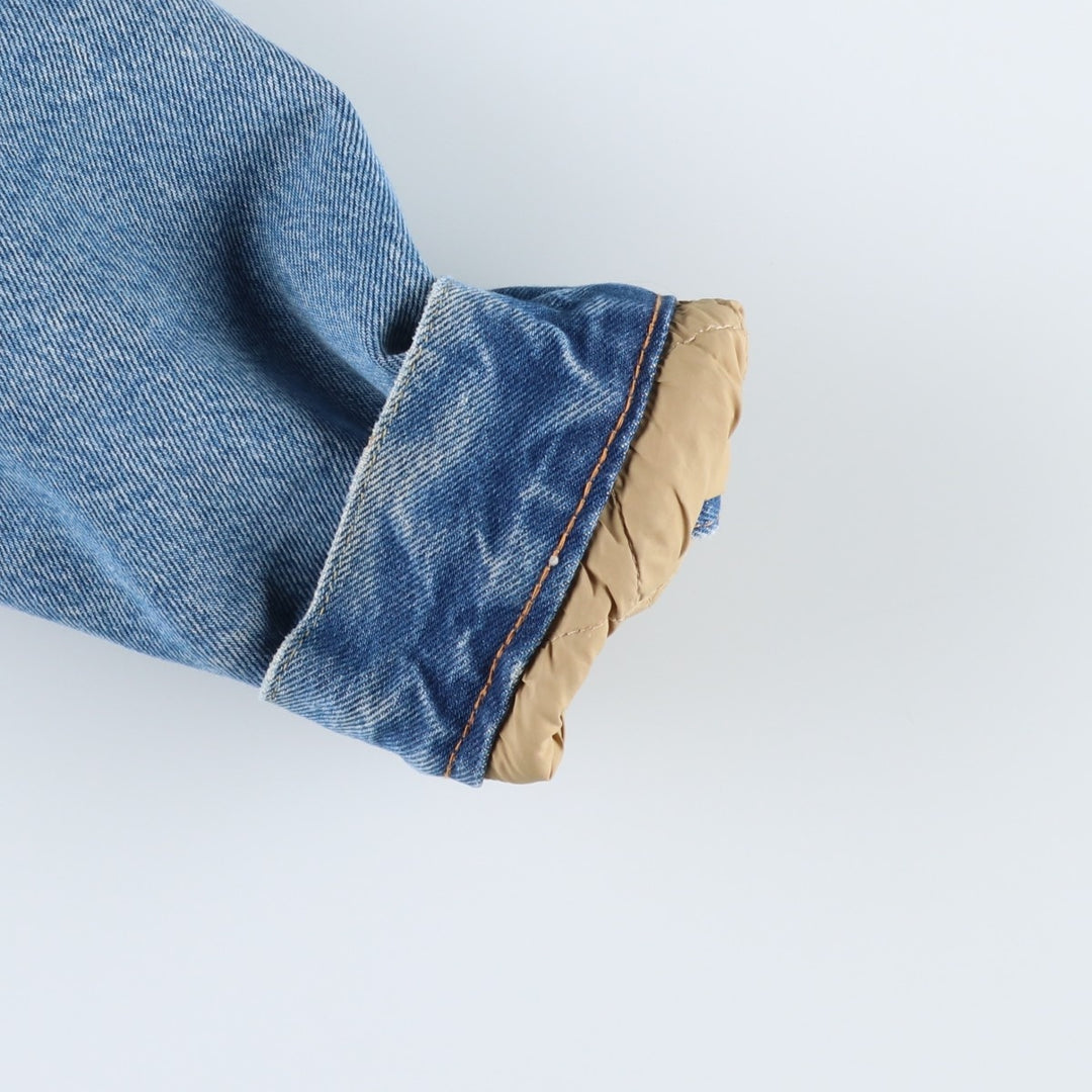 Levi's padded denim jacket, size L, men's cotton blue type Vintage Second Hand