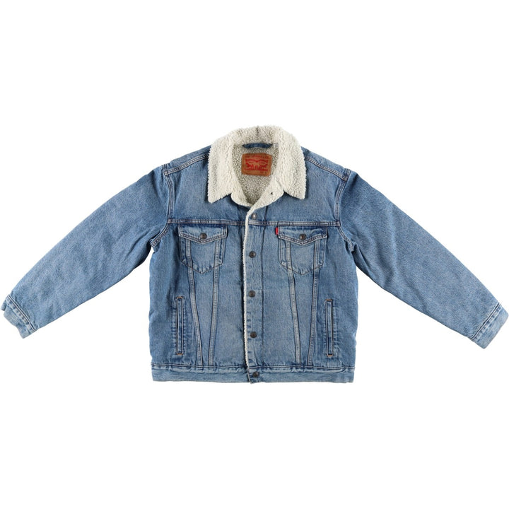 Levi's padded denim jacket, size L, men's cotton blue type Vintage Second Hand