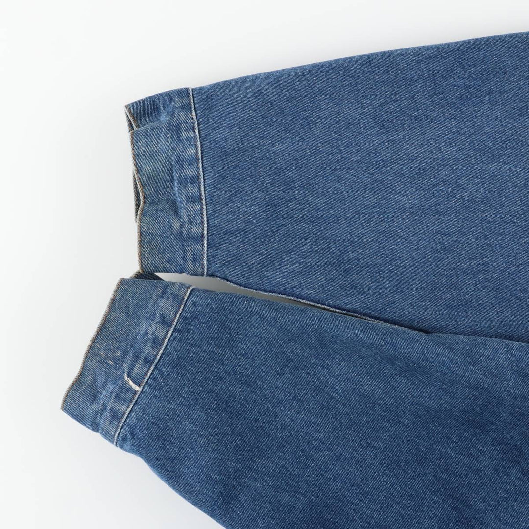 90'S J.Crew padded denim jacket, men's size XL equivalent, vintage. cotton blue type Vintage Second Hand