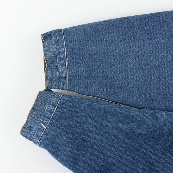 90'S J.Crew padded denim jacket, men's size XL equivalent, vintage. cotton blue type Vintage Second Hand