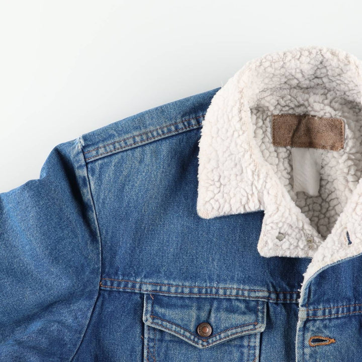 Vintage 90'S Wrangler denim jacket, size L, men's unclear blue type Vintage Second Hand